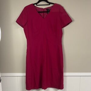 East 5th Hot Pink Midi Dress